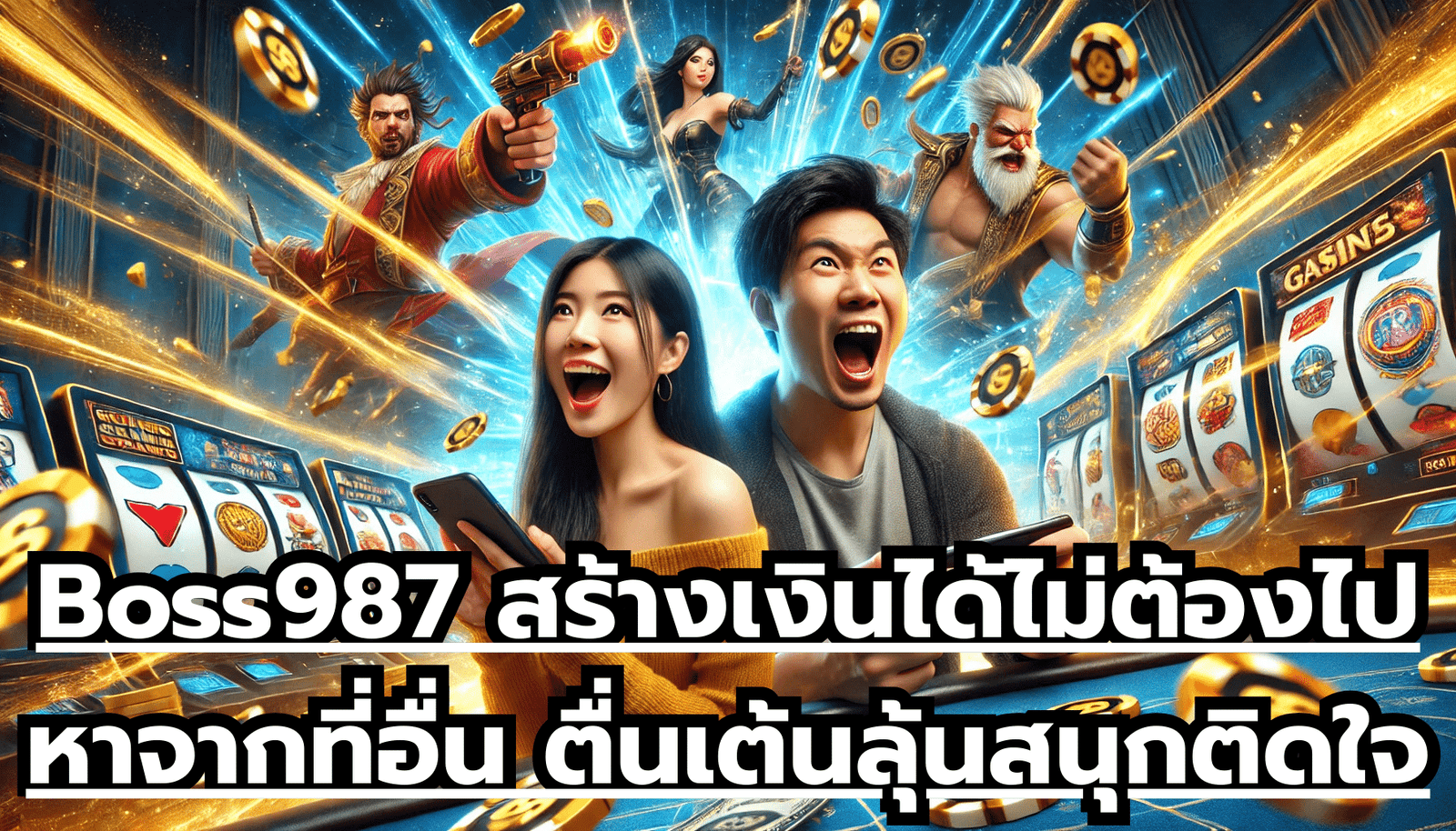 Boss987 สร้างเงินได้ ไม่ต้องไปหาจากที่อื่น ตื่นเต้นลุ้นสนุกติดใจ